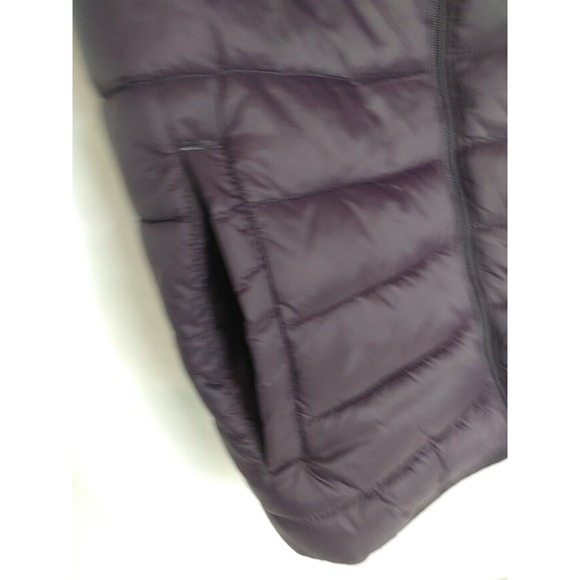 Purple Puffer‎ Vest Womens Small Lightweight Packable Hiking Warm Pockets. - Picture 6 of 13